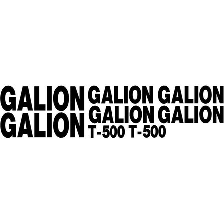 Aftermarket New Decal Set for Galion Model T-500 Machines MAE30-0235
